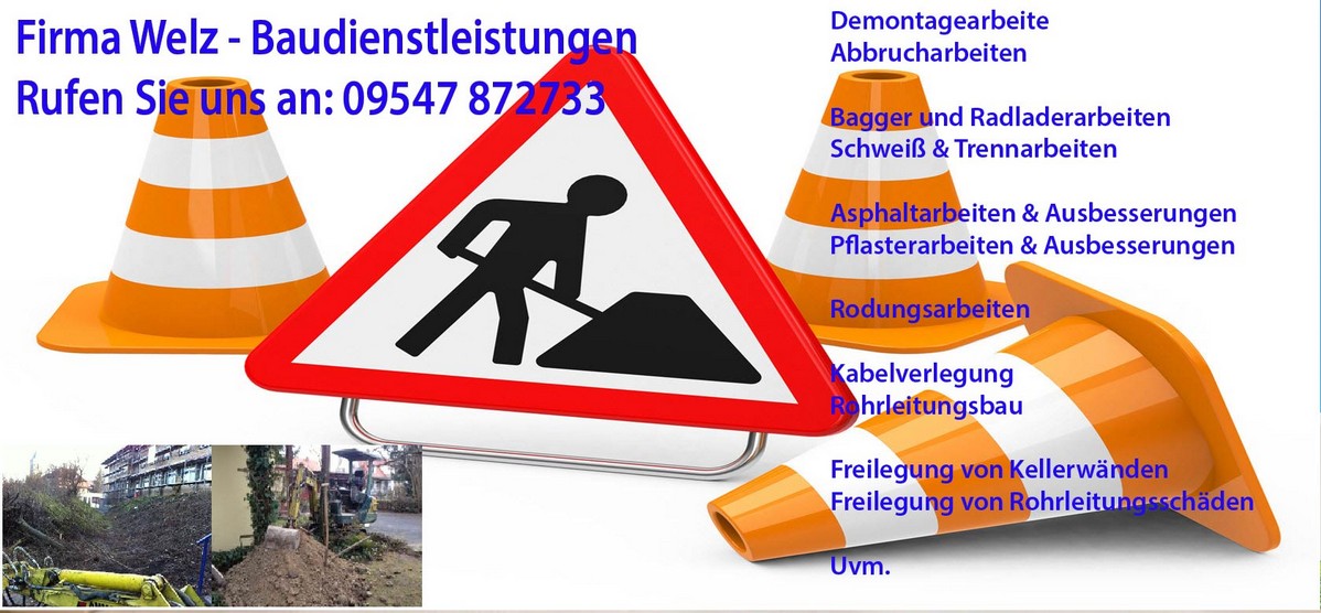 Baggerarbeiten Minibagger Bamberg Coburg Lichtenfels Hassberge